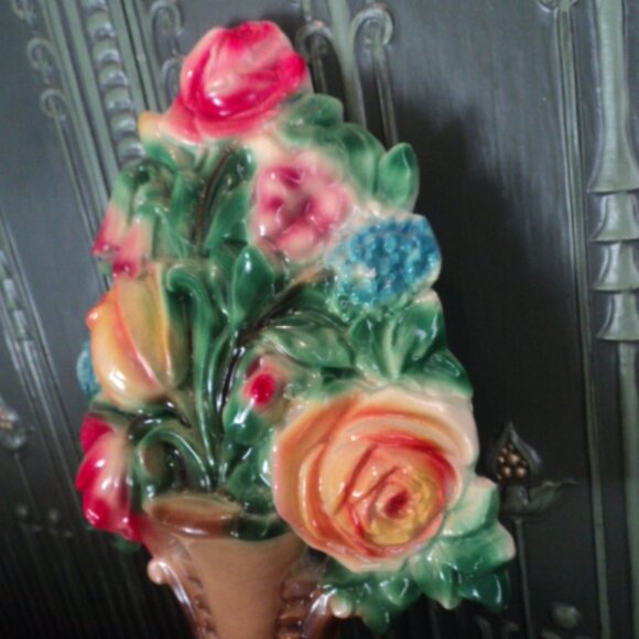 vintage chalkware kitchen plaque - Picture 4 of 8